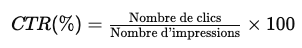 formule ctr