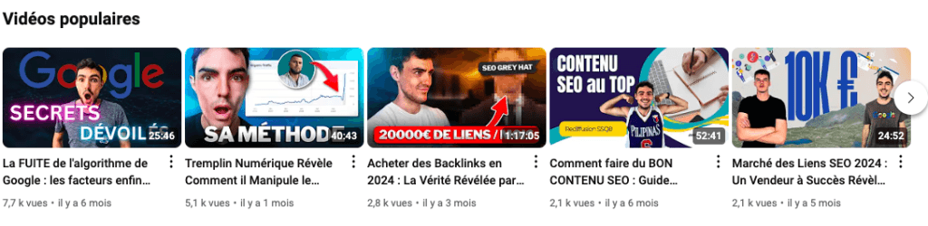 agence seo youtube chaine leo poitevin